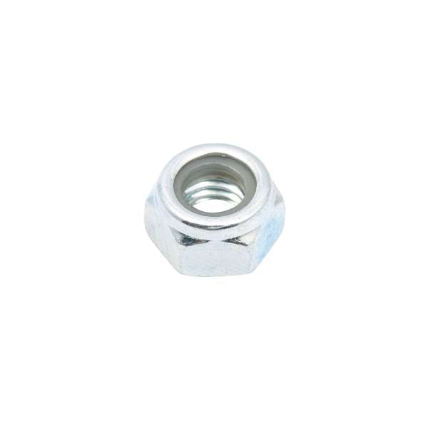 Zenith 6mm Zinc Plated Nylon Lock Nut - 12 Pack