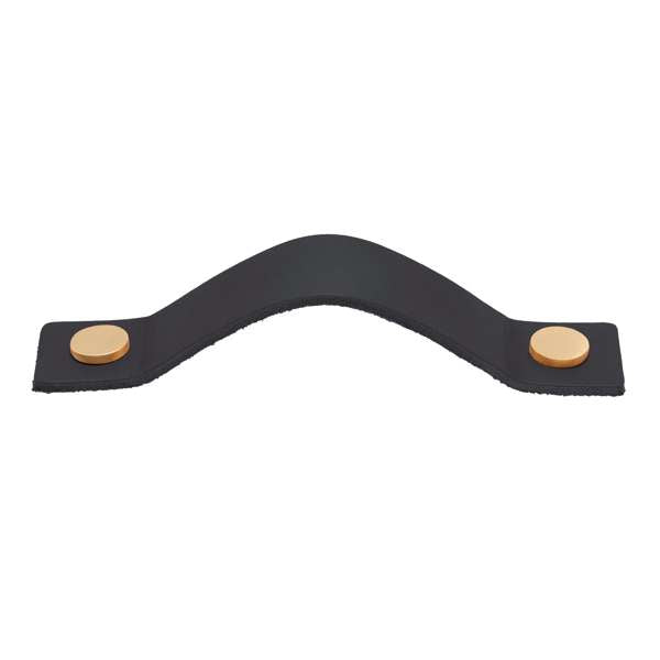 Lane Leather Handle Black 128mm