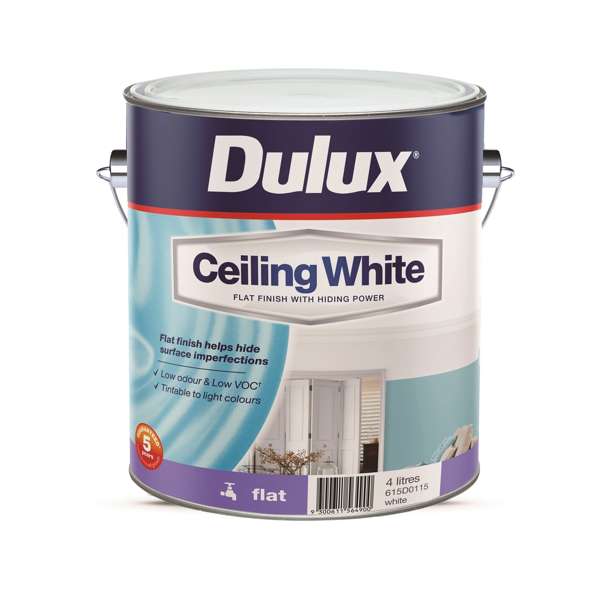 Dulux Ceiling White 4L