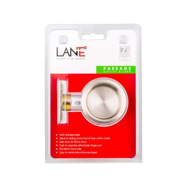 Lane Upgrade Cavity Slider Passage Satin Stainless Steel