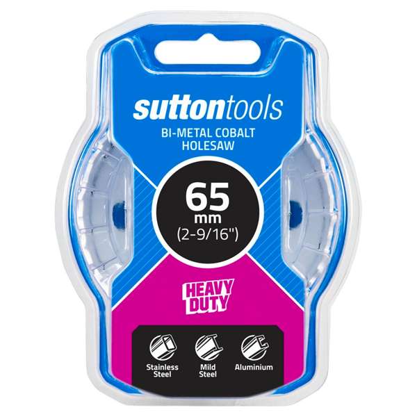 Sutton Tools 65mm White Cobalt Bi-Metal Holesaw
