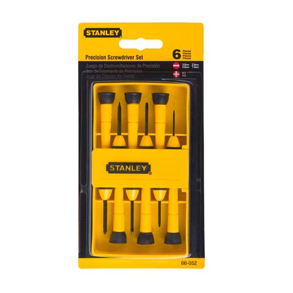 Stanley Precision Cushion Grip Screwdriver Set - 6 Piece