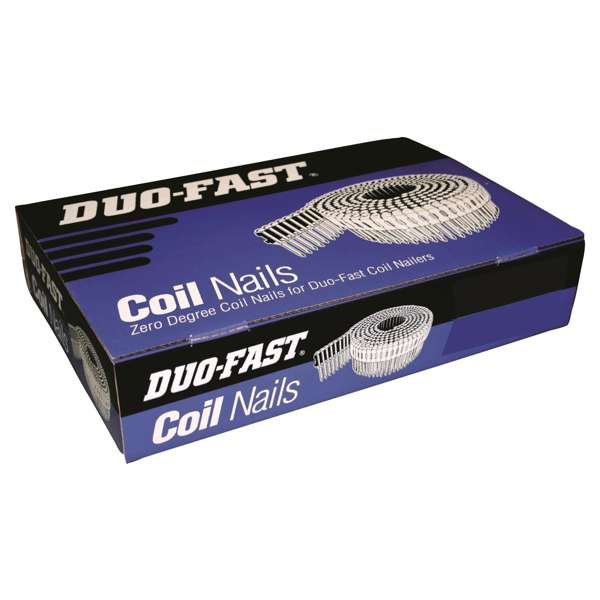 Duo-Fast 2.5 x 50mm Zero Degree Plastic Collated Coil Nails - 1800 Pack