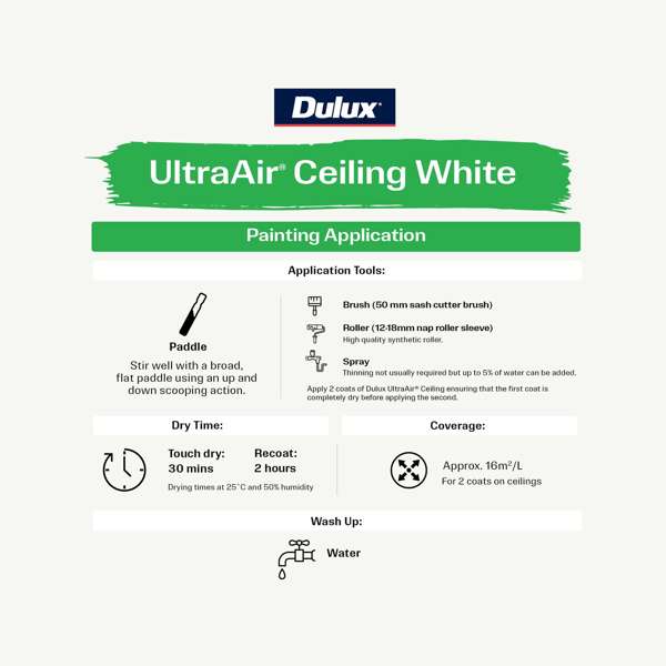 Dulux UltraAir Ceiling White