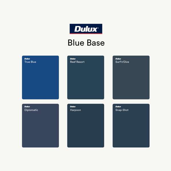 Dulux 4L Blue Low Sheen Weathershield Exterior Paint