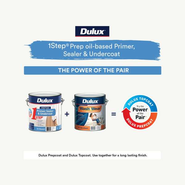 Dulux 1 Step Oilbased Primer Sealer Undercoat 1L