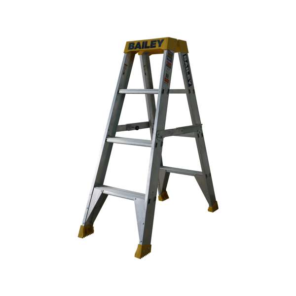 Bailey Pro Punchlock Double Sided Aluminium Ladder 150kg Industrial 4 Step