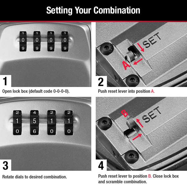 Master Lock Wall Mount Key Safe