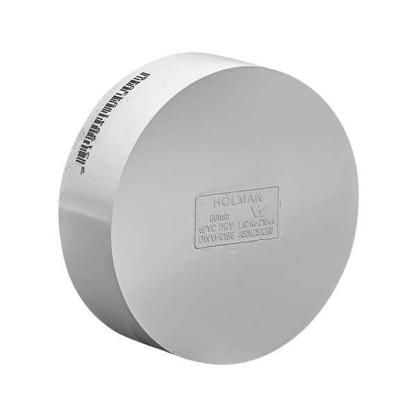 Holman DWV PVC Cap Push On 80mm