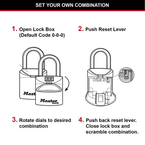 Master Lock Portable Key Safe