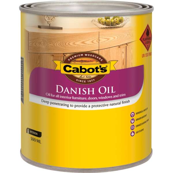 Cabot's 500ml Clear Danish Oil