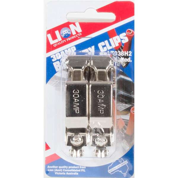 Lion 30Amp Battery Test Clip 2 Piece