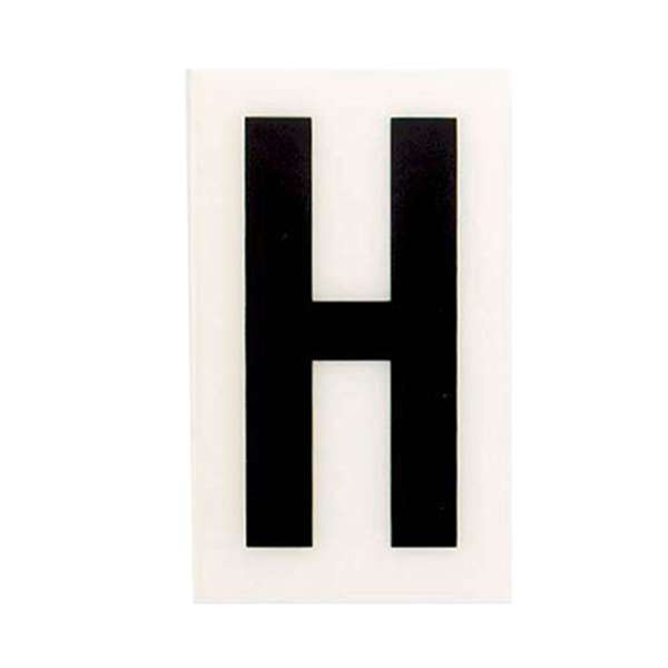 Sandleford 85mm White Self Adhesive House Letter H