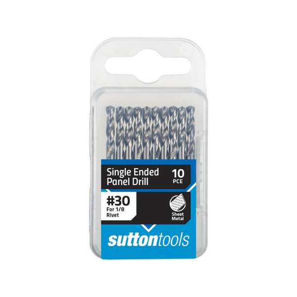 Sutton Tools No.30 Single Ended Panel Drill Bit - 10 Pack