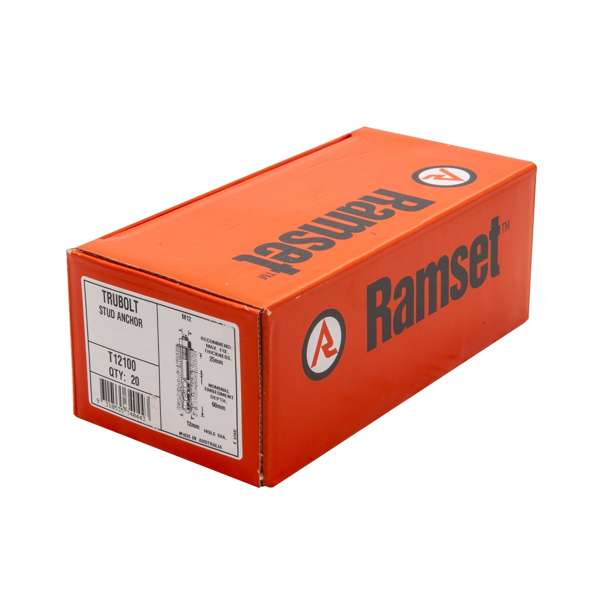 Ramset Trubolt ZP M12 x 100mm (20pk)