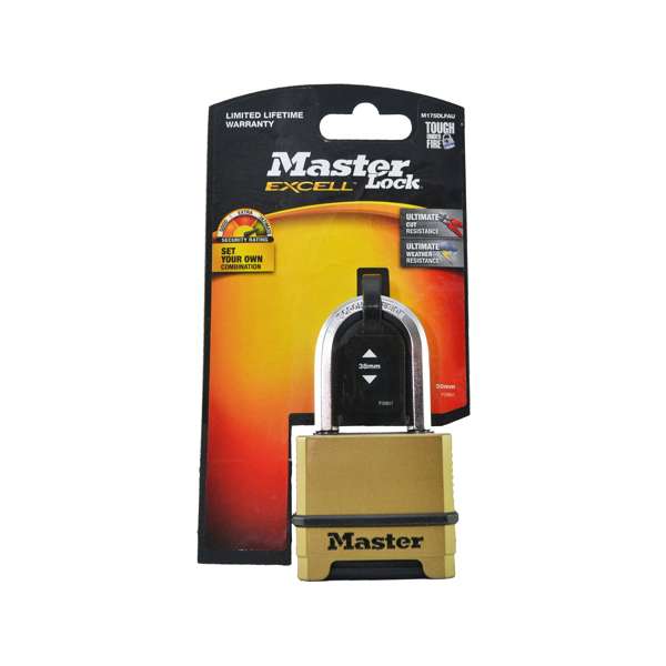 Master Lock Excell Combination Padlock 38mm