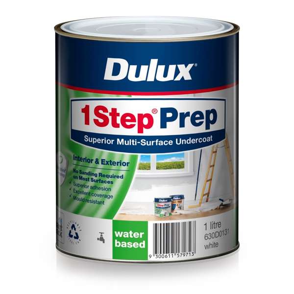 Dulux 1 Step Water Based Primer Sealer Undercoat 1L