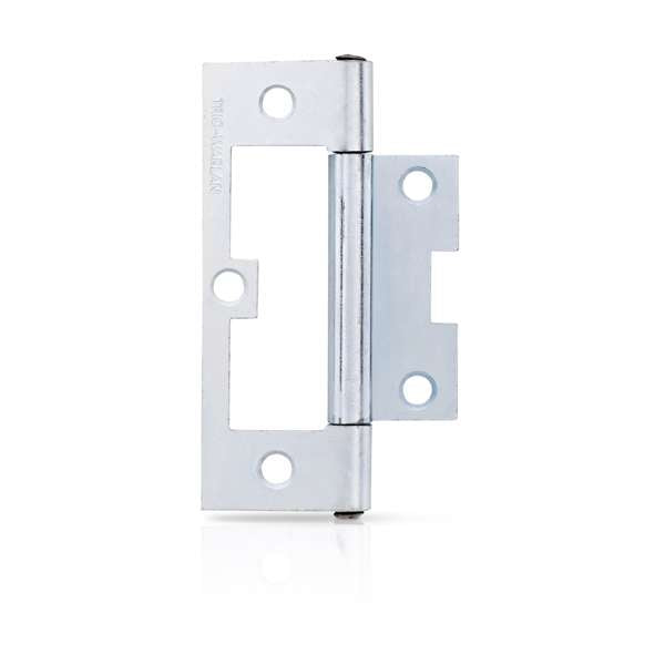 Trio 90 x 53 x 1.6mm Chrome Plated LP Quick Fit Light & Narrow Hinge