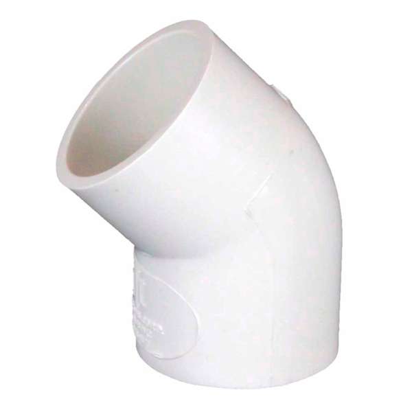 Holman PVC Pressure Elbow 45 Degree 15mm