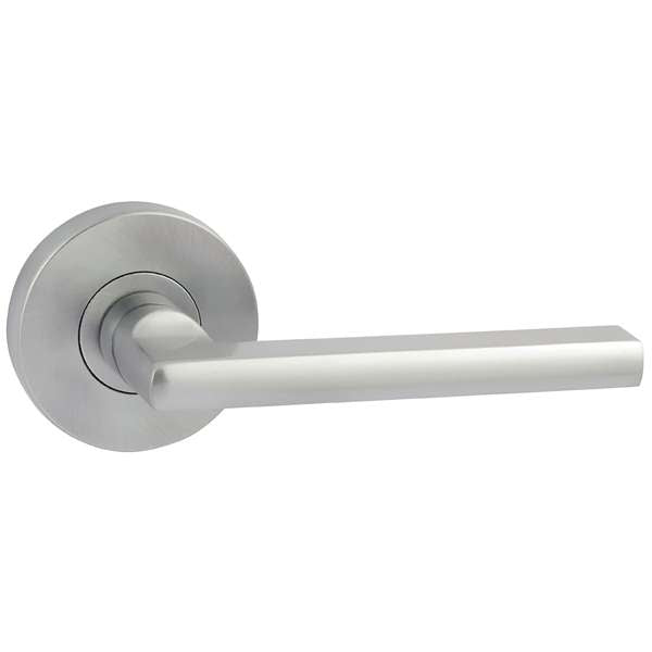 Gainsborough G4 Series Satin Chrome Lianna Passage Lever Set