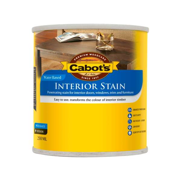 Cabot's 250ml Jarrah Water Based Interior Stain