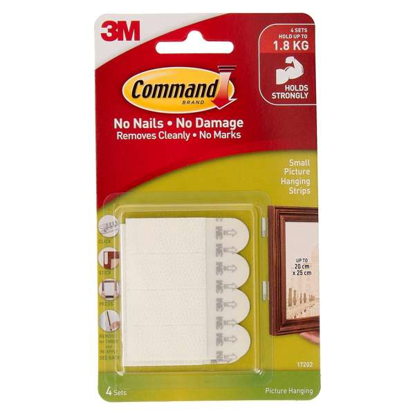 Command Picture Hanging Strips Small - 4 Pack