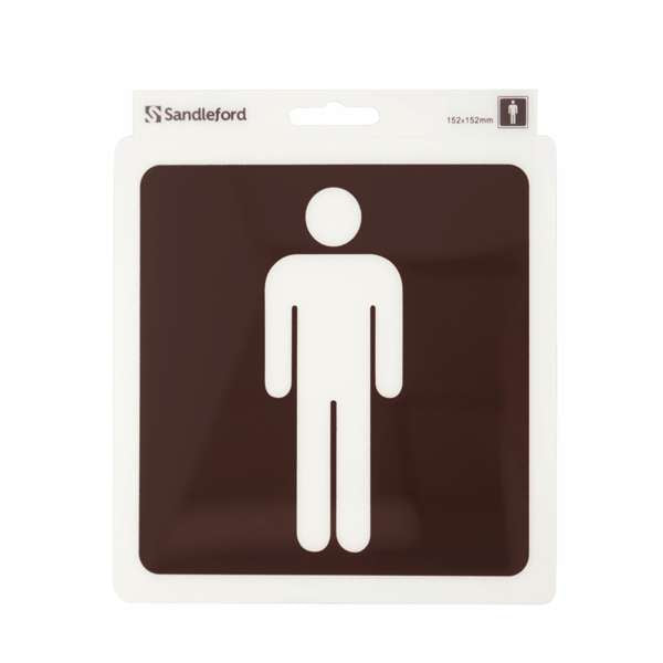 Sandleford 152mm Mens Symbol Self Adhesive Sign