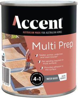 Accent Acrylic Multi Prep Water Based White 500ml