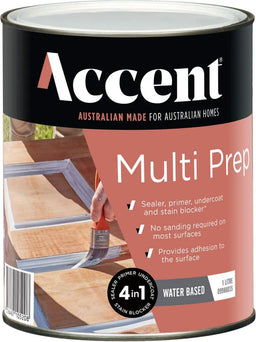 Accent Acrylic Multi Prep White 1L