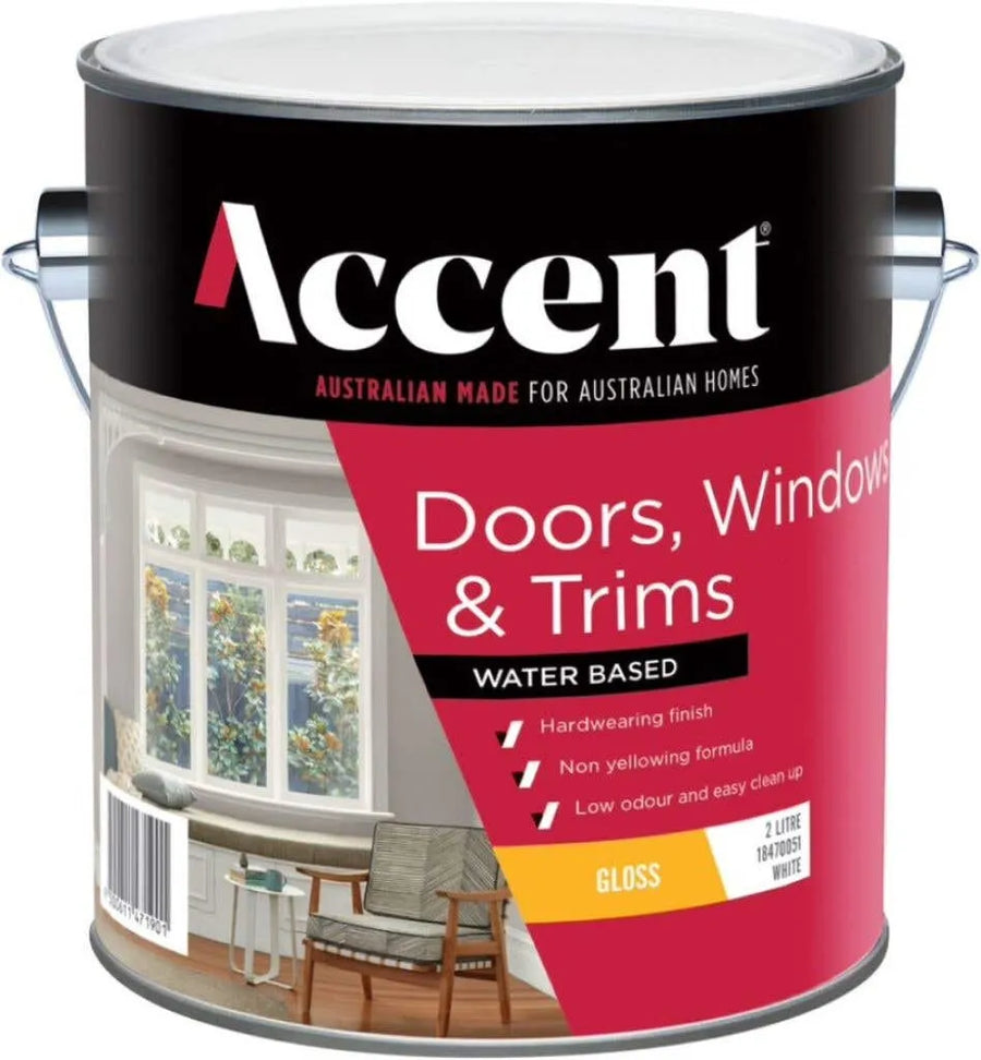 Accent Doors, Windows & Trims Water Based 2L