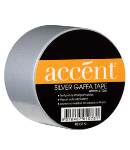 Accent Gaffa Tape Silver 48mm x 10m