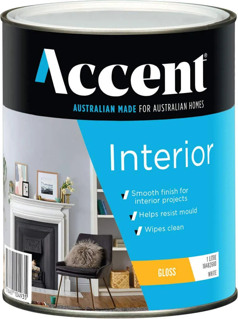 Accent Interior Gloss White 1L