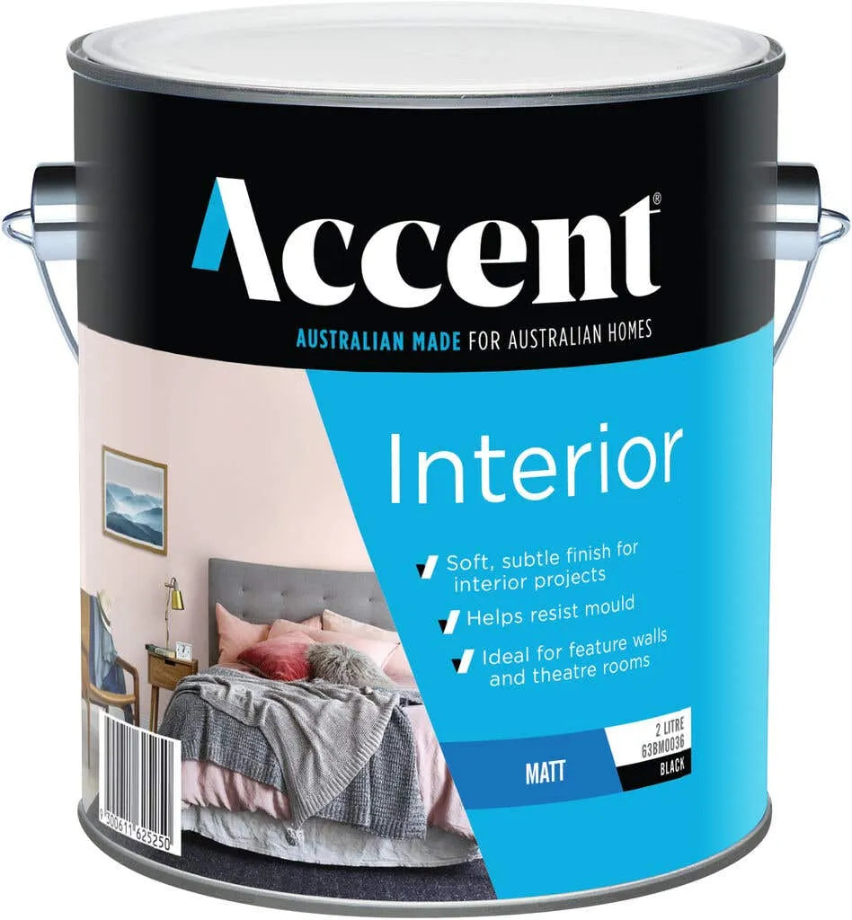Accent Interior Matt Black 2L