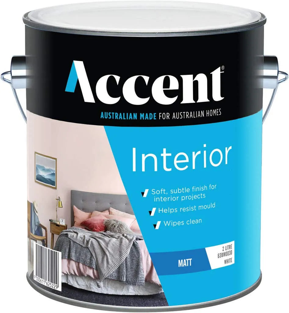 Accent Interior Matt White 2L