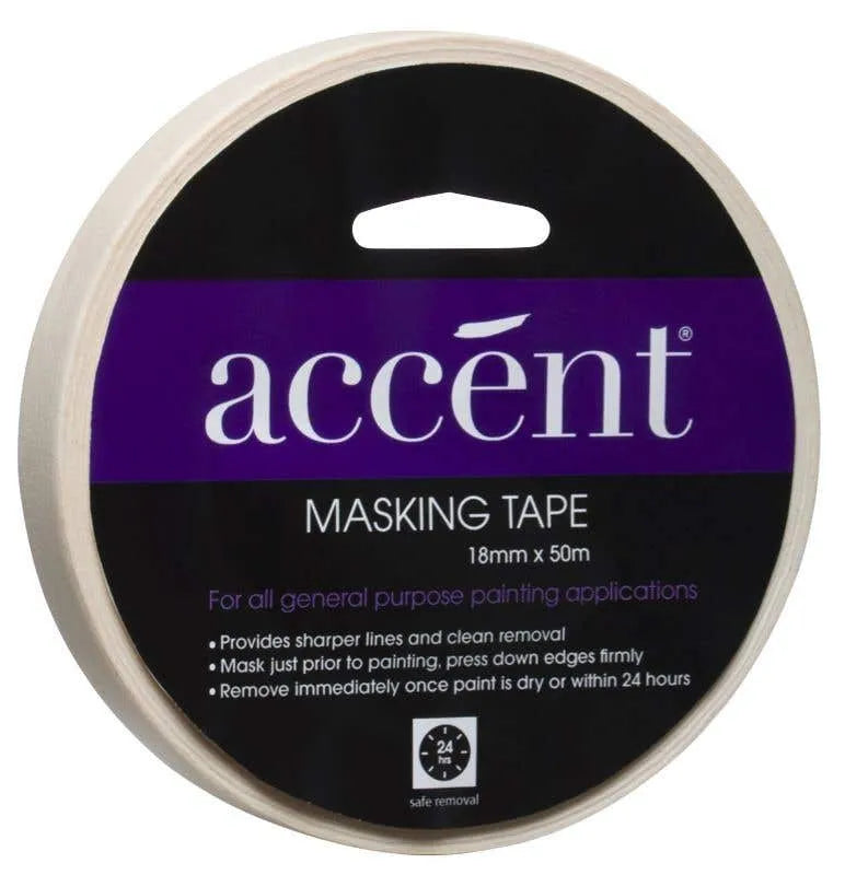 Accent Masking Tape 18mm x 50m