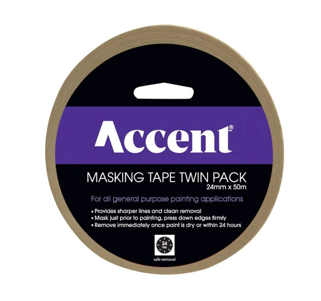 Accent Masking Tape Twin 24mm x 50m