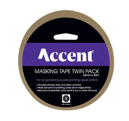 Accent Masking Tape Twin 24mm x 50m