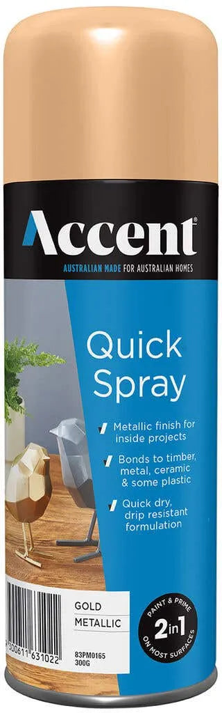 Accent Quickspray Metallic 300g
