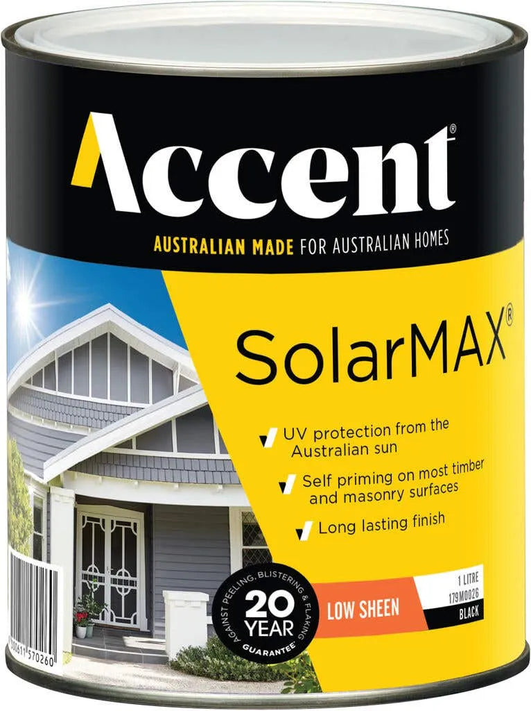 Accent SolarMax Exterior Low Sheen Black