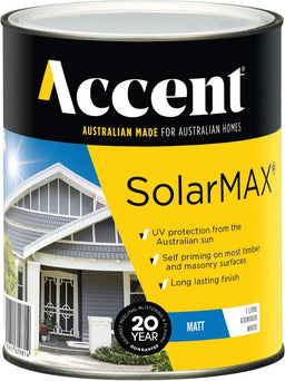 Accent SolarMax Exterior Matt White 1L