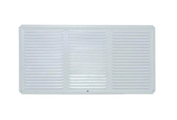 Alpine Ventilation Metal Eave Vent White 400 x 200mm - 2 Pack