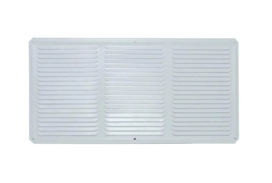 Alpine Ventilation Metal Eave Vent White 400 x 200mm - 2 Pack