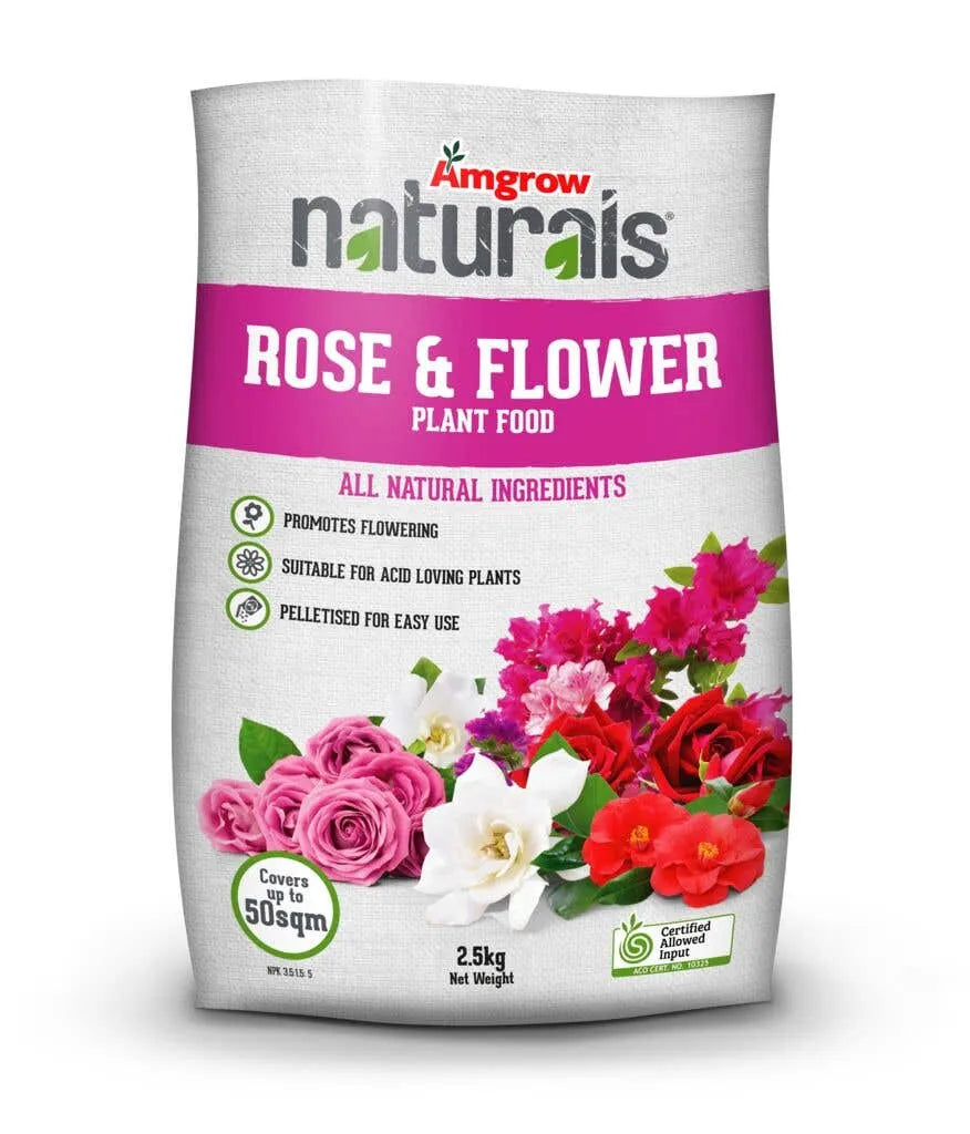 Amgrow Naturals Fertiliser Rose & Flower 2.5kg