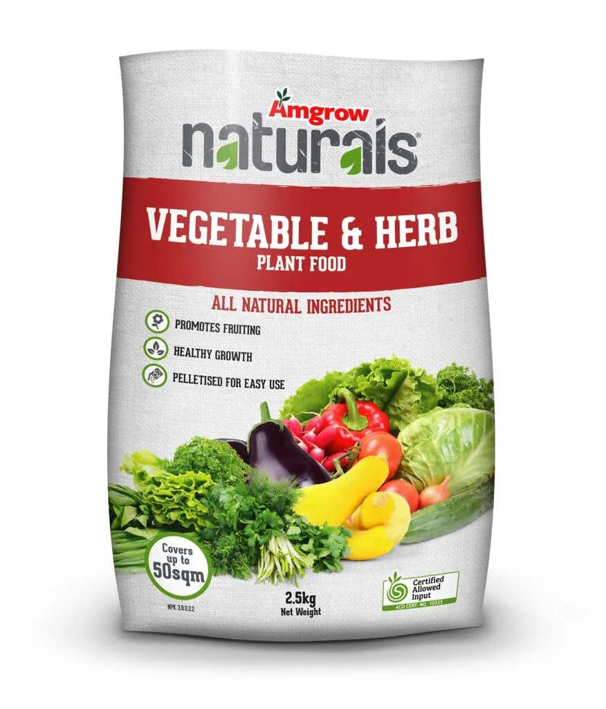 Amgrow Naturals Fertiliser Vegetable & Herb 2.5kg