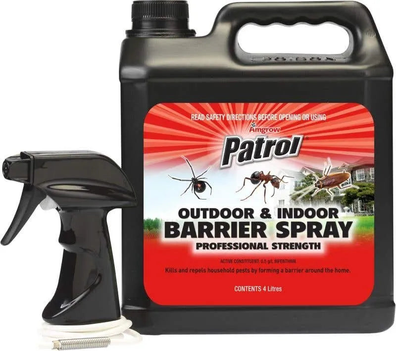 Amgrow Patrol Outdoor & Indoor Insect Barrier Spray 4L