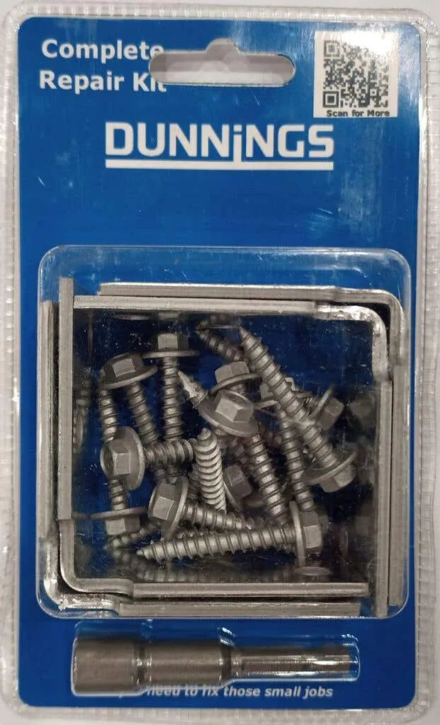Angle Bracket Repair Kit 60 x 60 x 35mm - 4 Pack