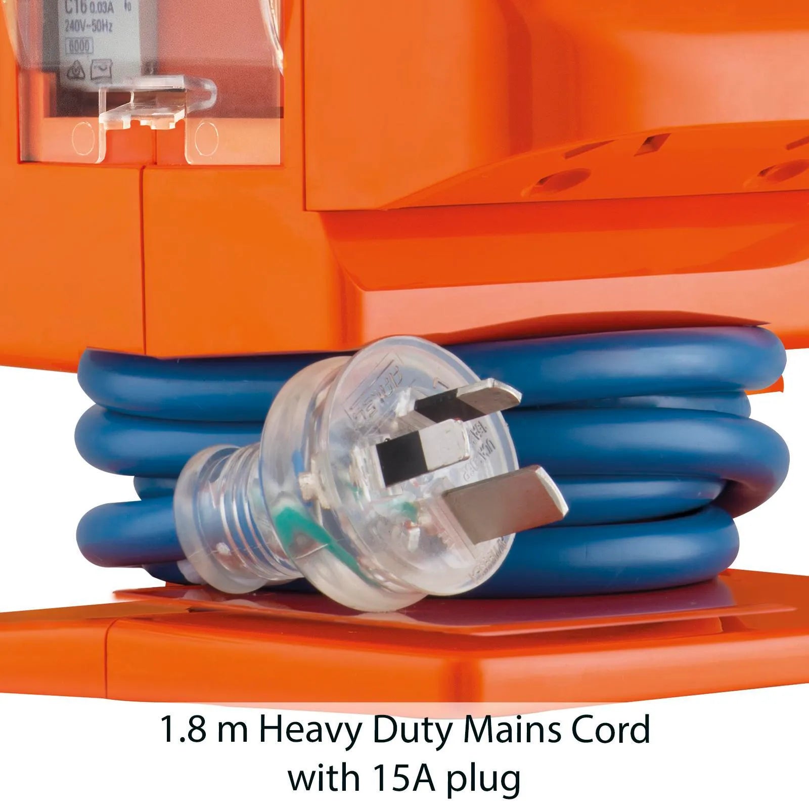 Arlec 15A 4 Outlet Power Block Heavy Duty with Safety Switch
