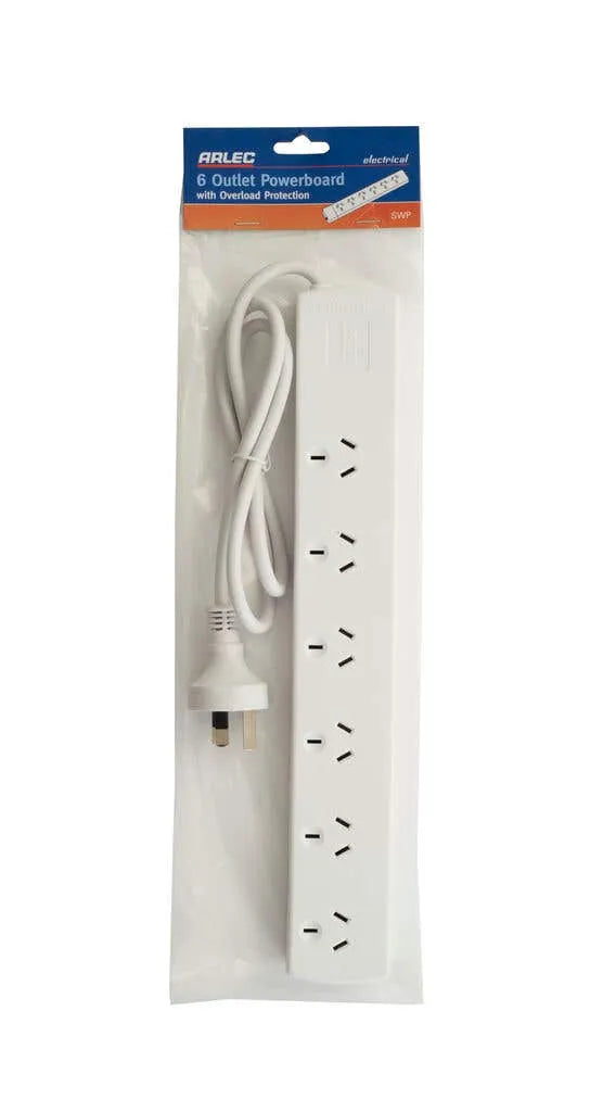 Arlec 6 Outlet Power Board
