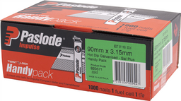Paslode Impulse (Gas) Heavy Duty Galvanised D-Head Nail HP 1000pk - 90 x 3.15mm