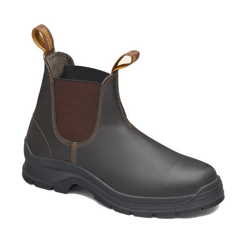 Boot Work Elastic Side Leather Brown S11 405 Blundstone